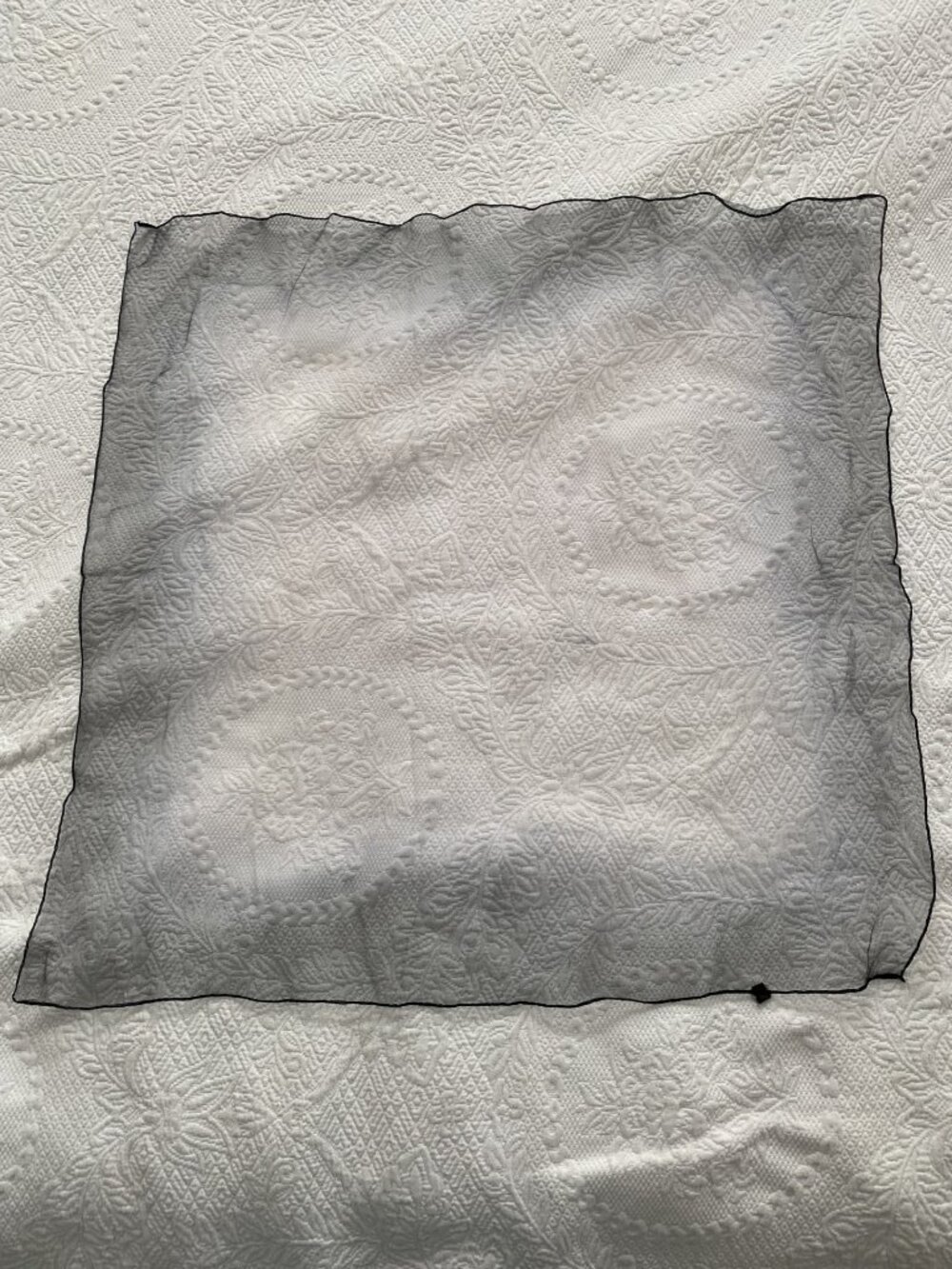 Black/Grey Accent Scarf